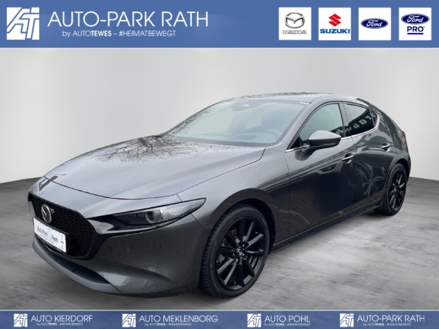 Foto 1 - Mazda 3 2.0L X 186PS FWD AUTOMATIK*Excl*Bose*60 Kam*Allwetterreifen*, machine gray (grau)