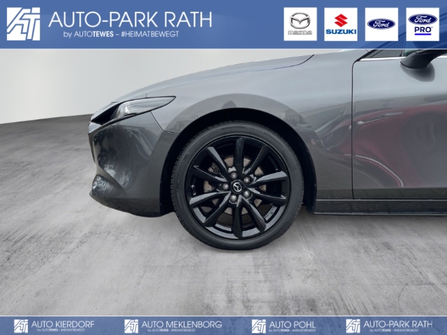 Foto 1 - Mazda 3 2.0L X 186PS FWD AUTOMATIK*Excl*Bose*60 Kam*Allwetterreifen*, machine gray (grau)