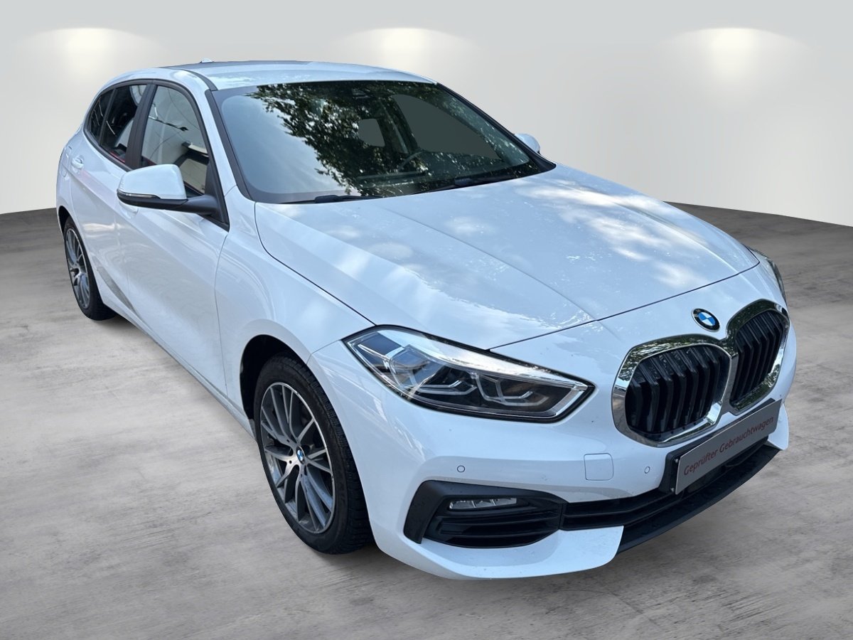 Foto 1 - BMW 116 d Aut. Klima Navi PDC SHZG, weiss