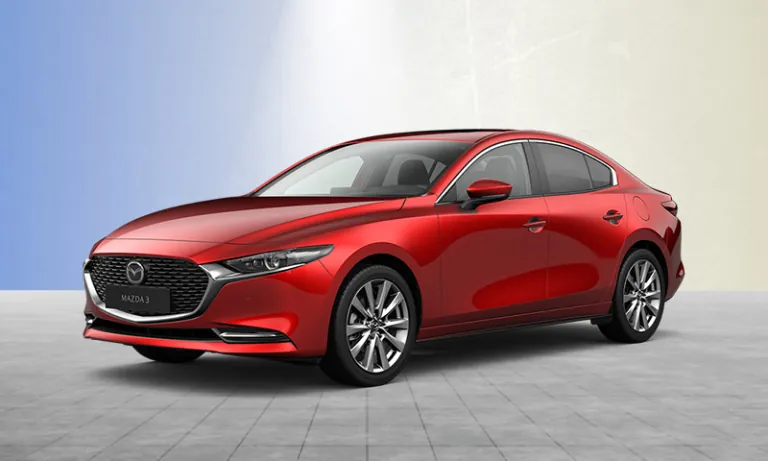 Mazda3 Fastback Ansicht von vorne links
