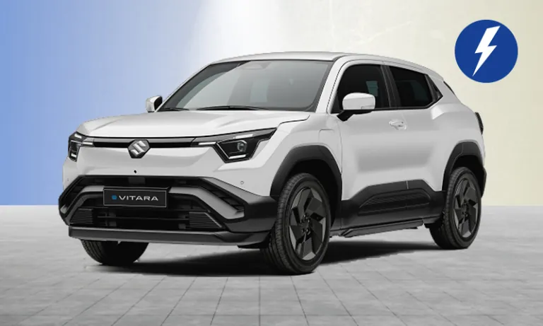 Suzuki e Vitara Ansicht von vorne links