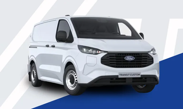 Foto von Ford Transit Custom Plug-In Trend seitlich vorne