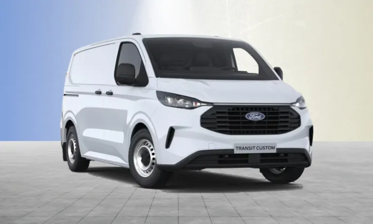 Ford Transit Custom Kastenwagen LKW Ansicht von vorne rechts
