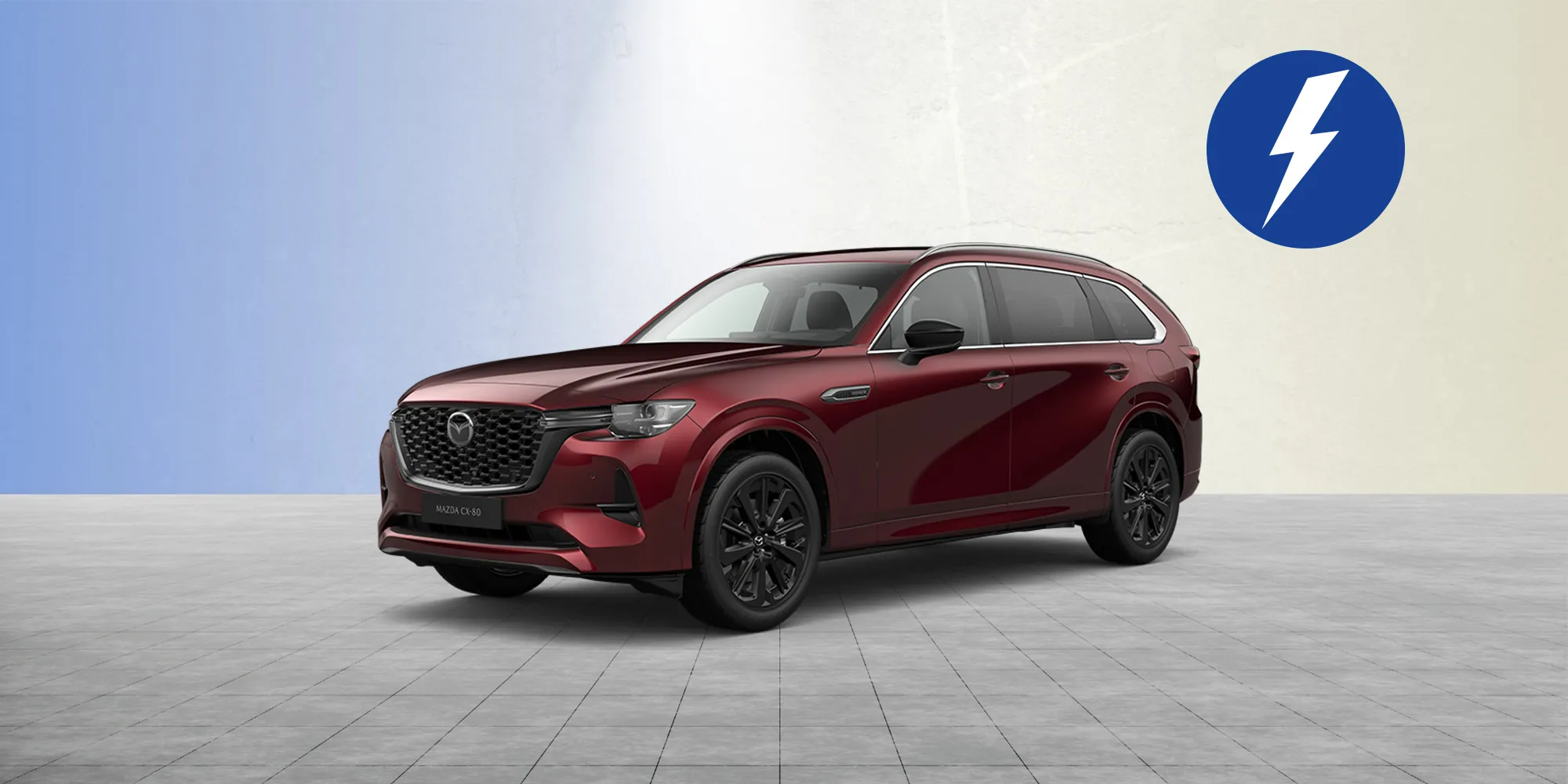 Mazda CX-80 Ansicht von vorne links