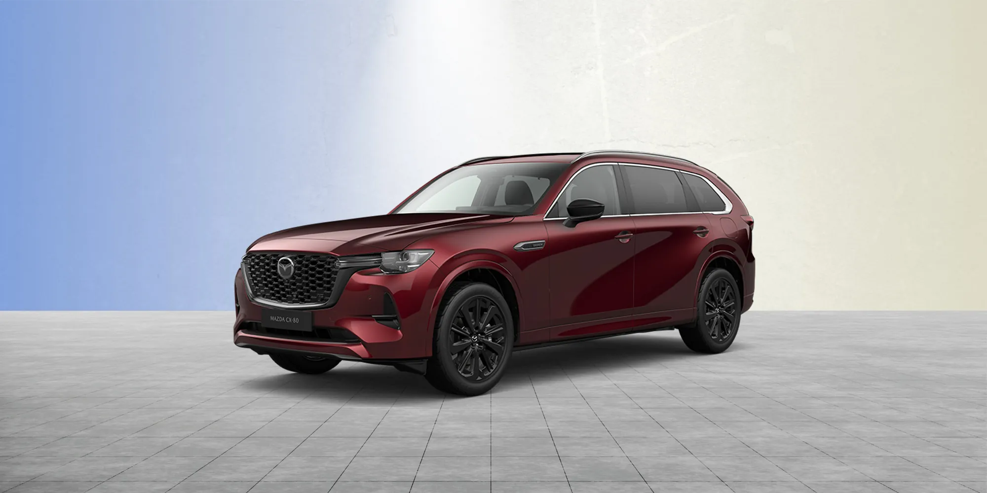 Mazda CX-80 Ansicht von vorne links