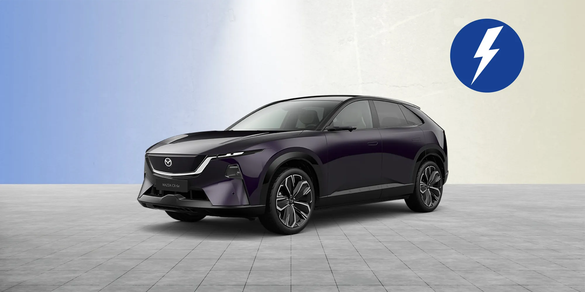 Mazda CX-6e Ansicht von vorne links