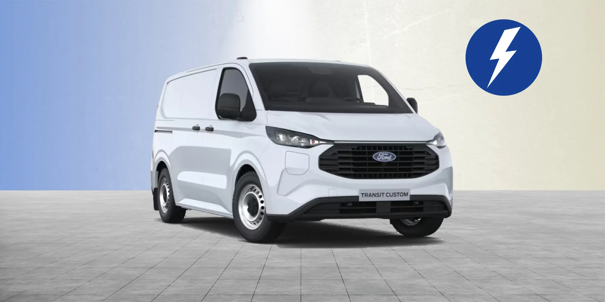Ford Transit Custom PHEV Ansicht von vorne rechts