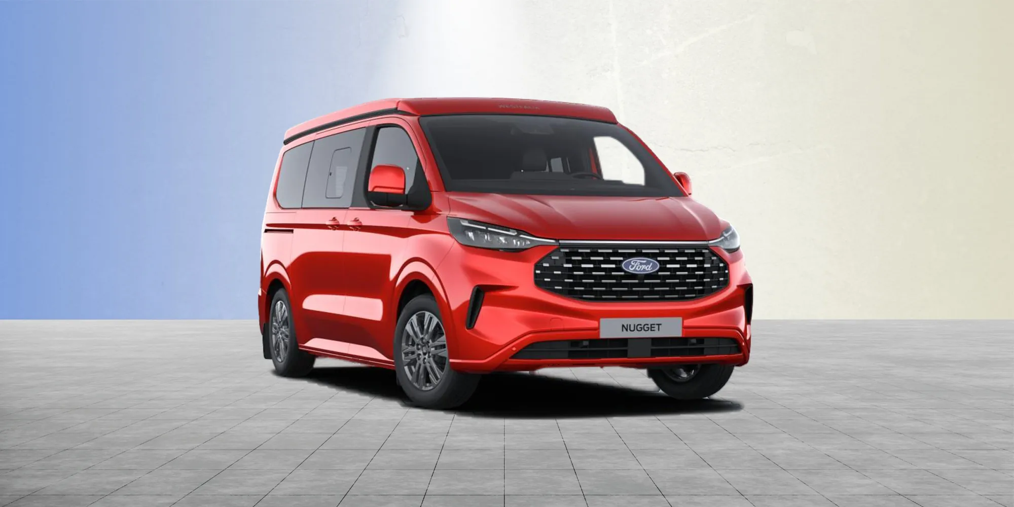 Ford Nugget Ansicht von vorne rechts