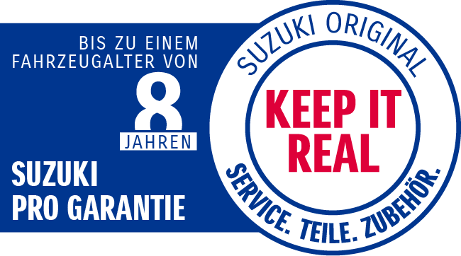 Logo Suzuki Pro Garantie